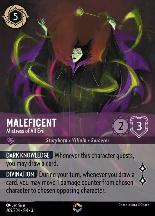 Maleficent - Mistress of All Evil | Into the Inklands #209 (Near Mint) | Disney Lorcana Single Australia (Near Mint)