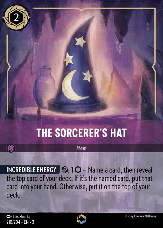 The Sorcerer's Hat | Into the Inklands #210 (Near Mint) | Disney Lorcana Single Australia (Near Mint)