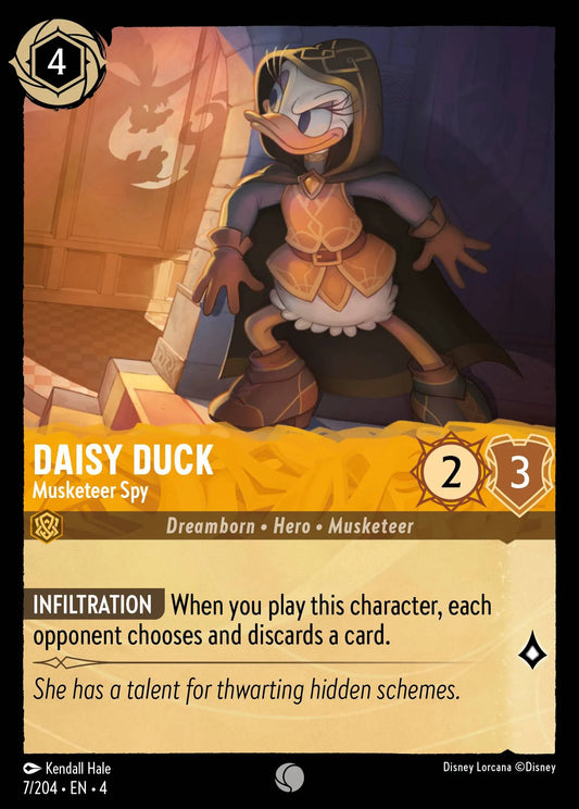 Daisy Duck - Musketeer Spy Disney Lorcana card