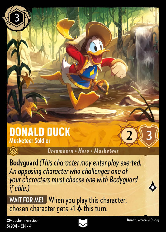 Donald Duck - Musketeer Soldier Disney Lorcana card