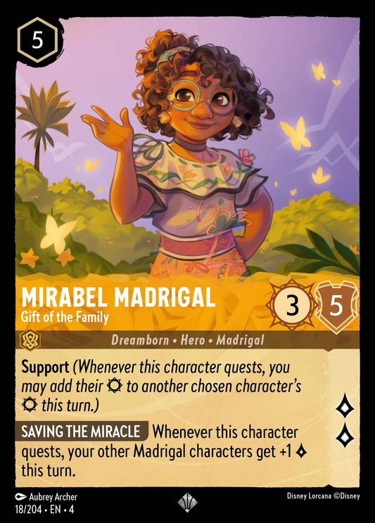 Mirabel Madrigal - Gift of the Family Disney Lorcana card