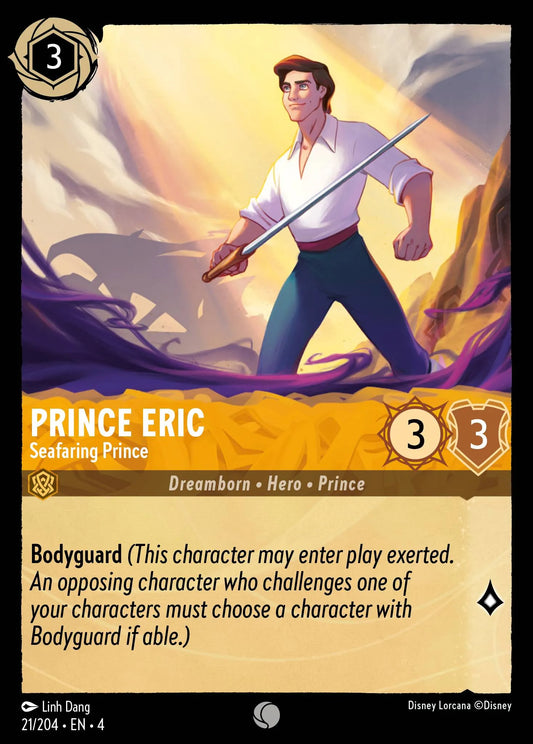 Prince Eric - Seafaring Prince Disney Lorcana card