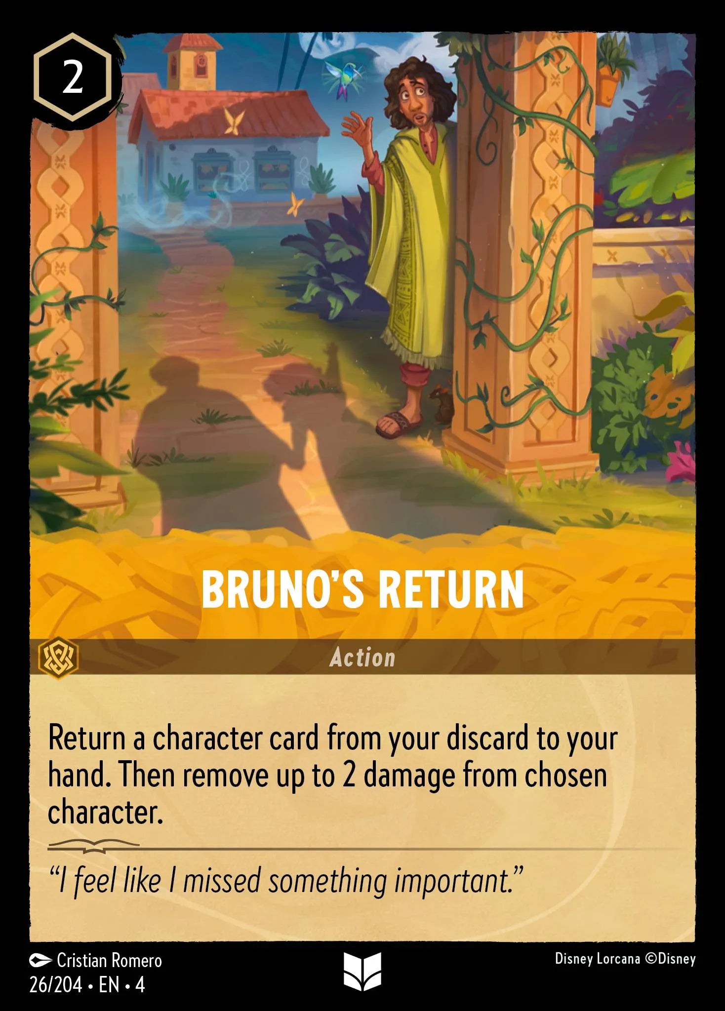 Bruno's Return | Ursula's Return #26 (Near Mint Foil) | Disney Lorcana Single Australia (Near Mint)
