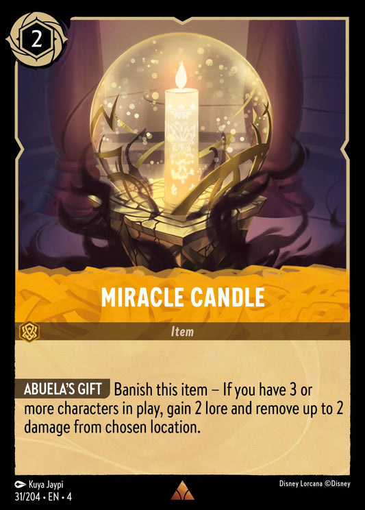 Miracle Candle Disney Lorcana card
