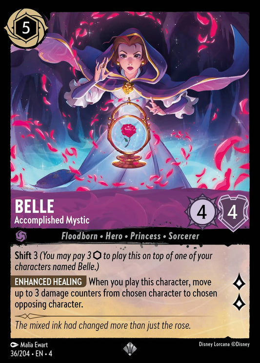 Belle - Accomplished Mystic Disney Lorcana card