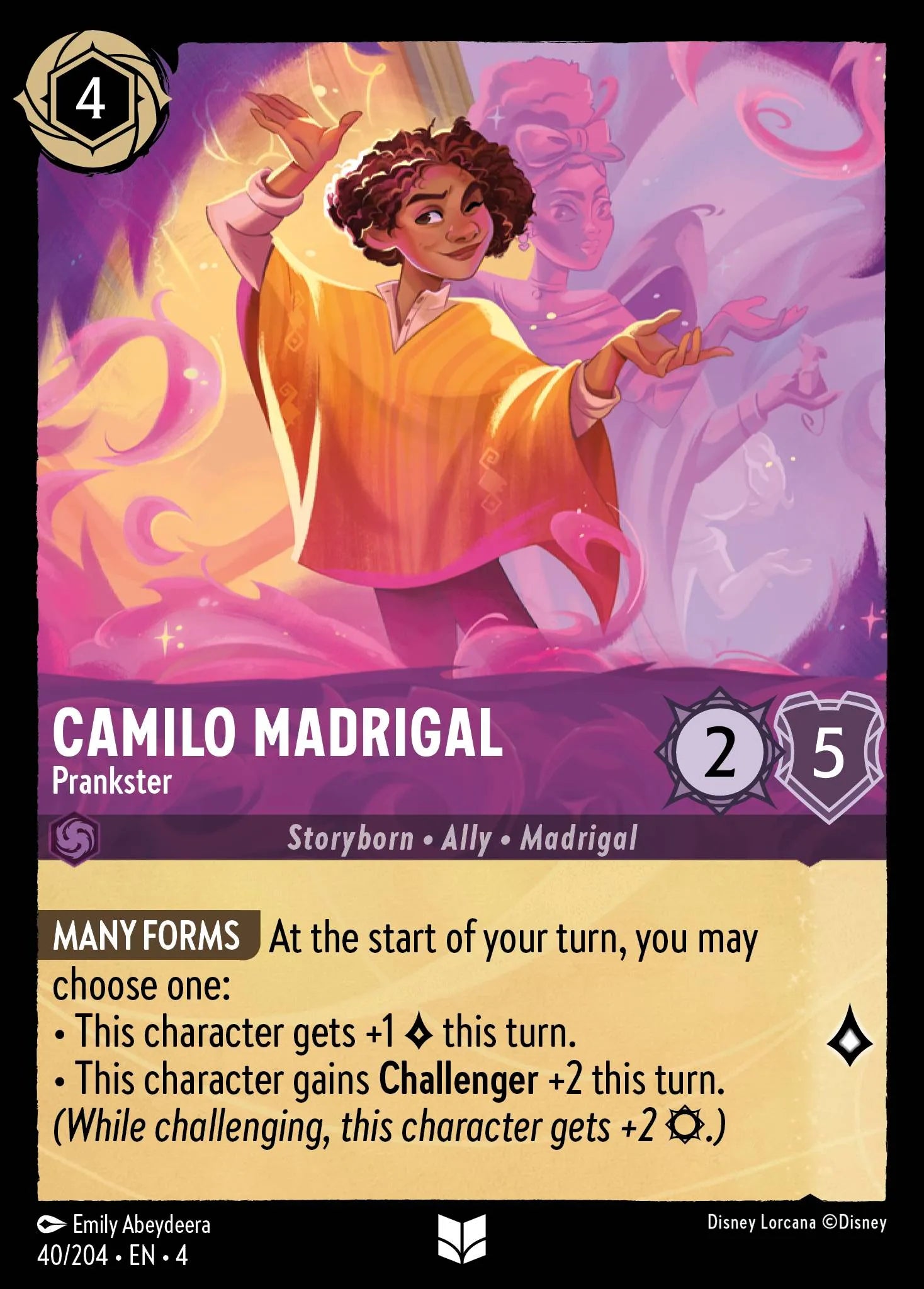 Camilo Madrigal - Prankster | Ursula's Return #40 (Near Mint Foil) | Disney Lorcana Single Australia (Near Mint)