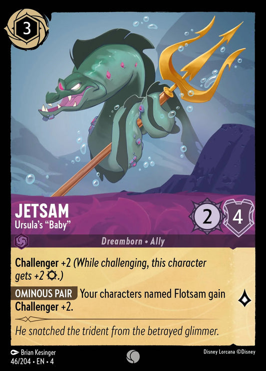 Jetsam - Ursula's "Baby" Disney Lorcana card