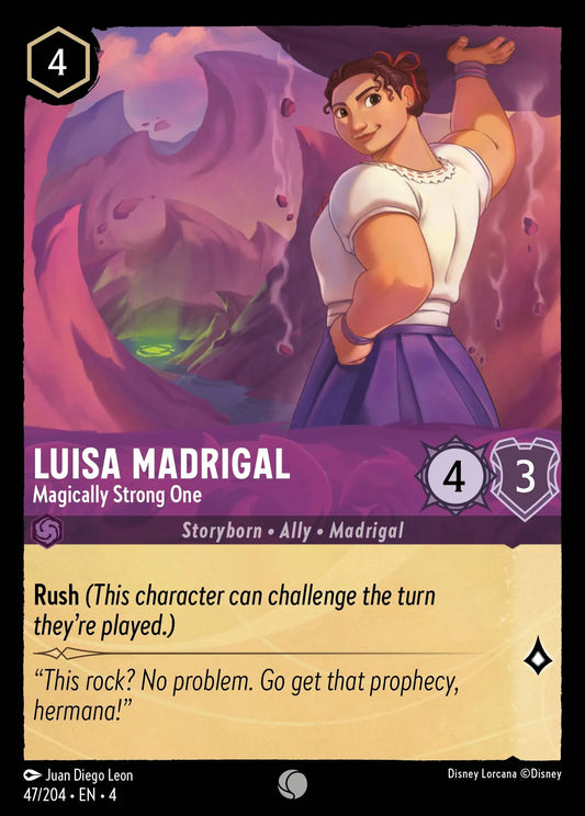 Luisa Madrigal - Magically Strong One Disney Lorcana card