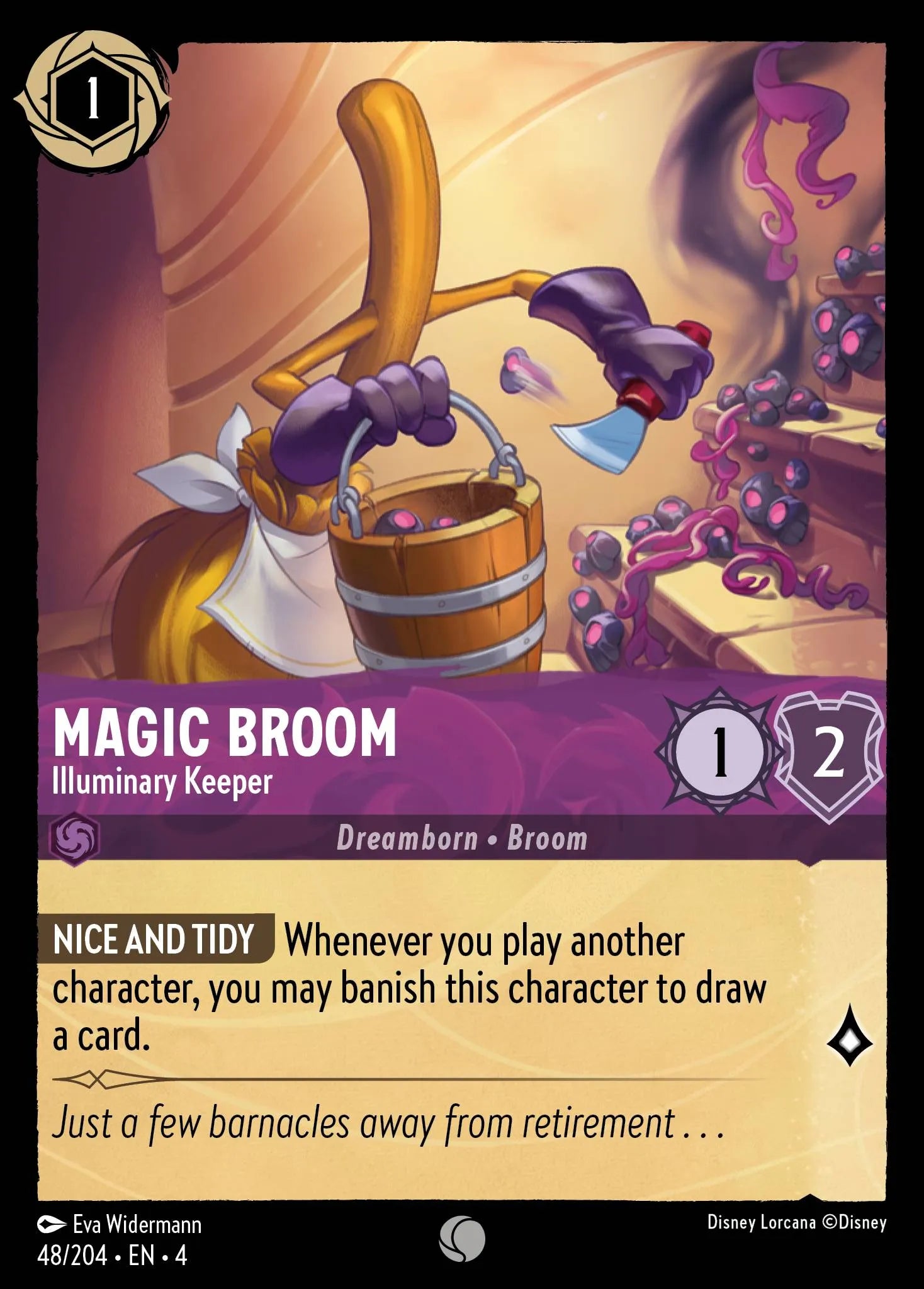 Magic Broom - Illuminary Keeper Disney Lorcana card