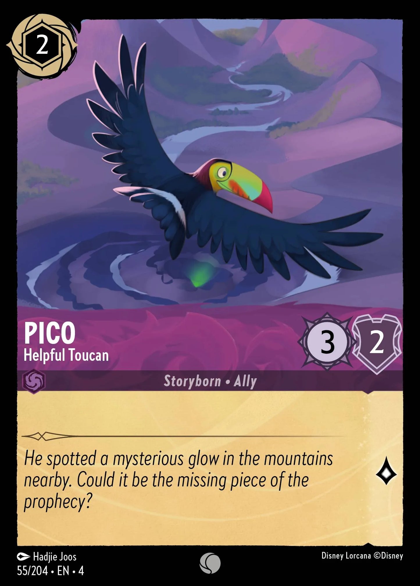 Pico - Helpful Toucan Disney Lorcana card