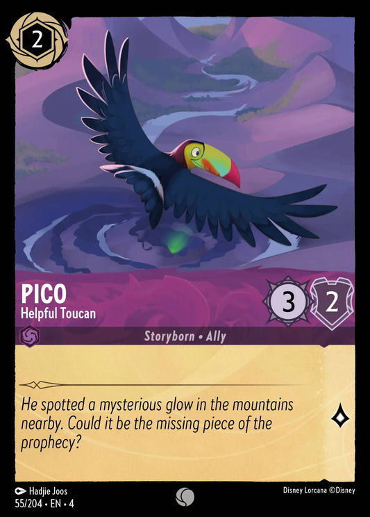 Pico - Helpful Toucan Disney Lorcana card