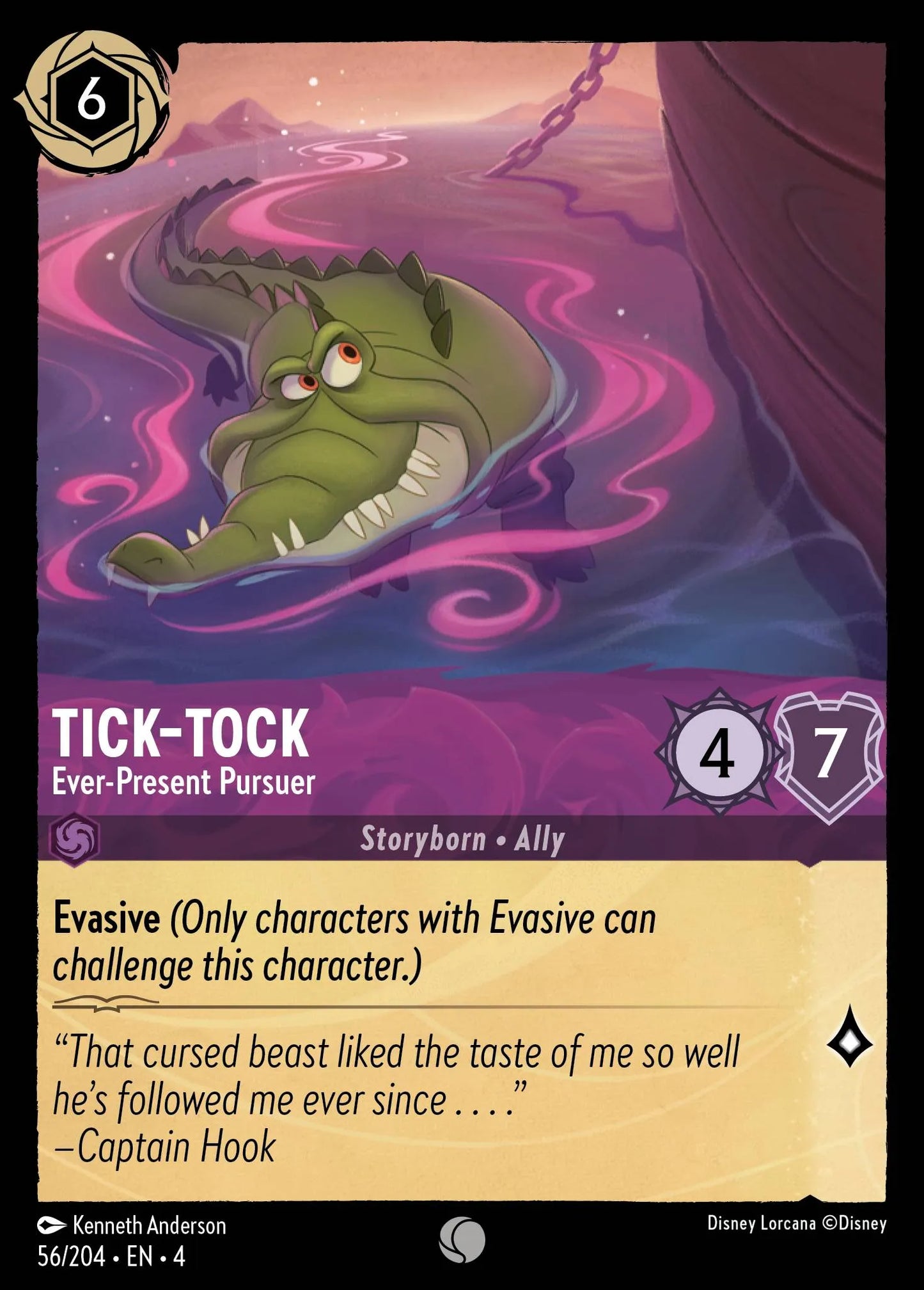 Tick-Tock - Ever-Present Pursuer Disney Lorcana card
