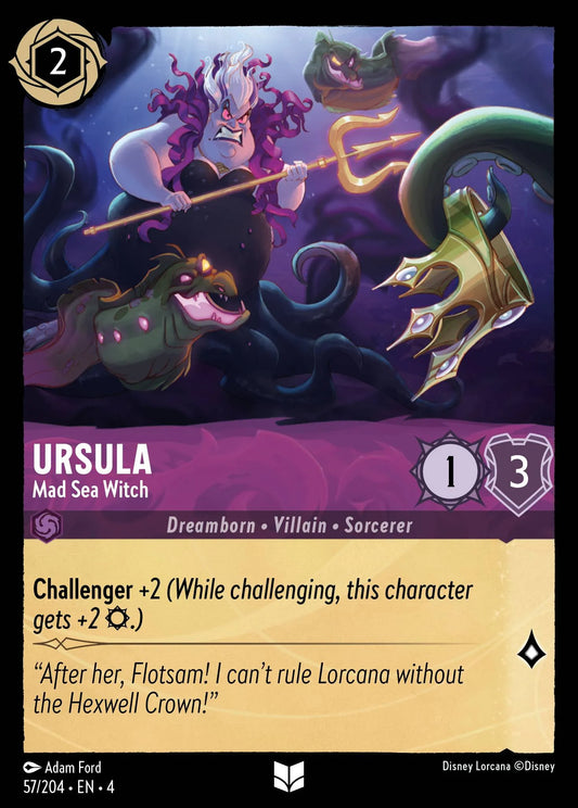 Ursula - Mad Sea Witch Disney Lorcana card