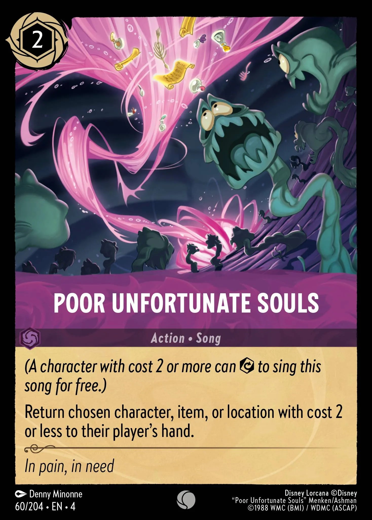 Poor Unfortunate Souls | Ursula's Return #60 (Near Mint Foil) | Disney Lorcana Single Australia (Near Mint)