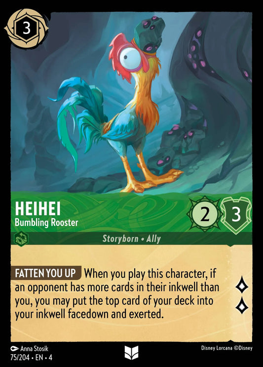 HeiHei - Bumbling Rooster Disney Lorcana card
