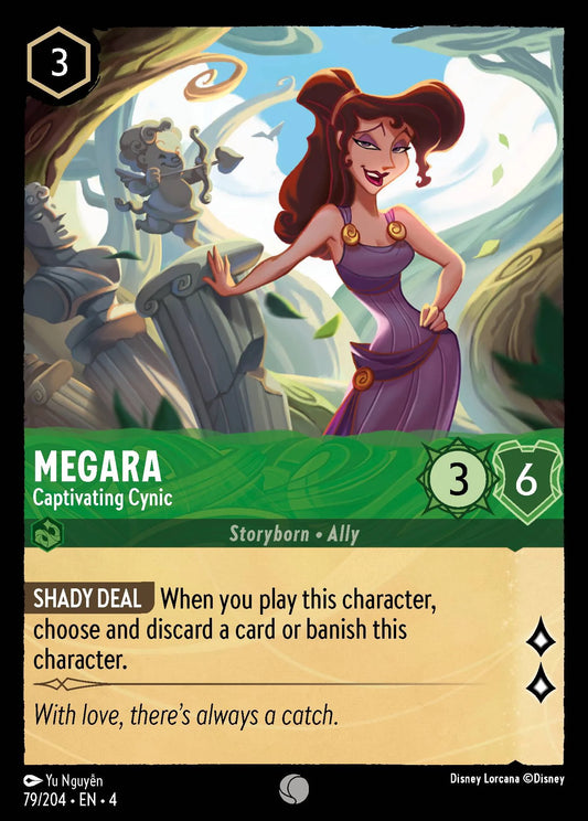 Megara - Captivating Cynic Disney Lorcana card
