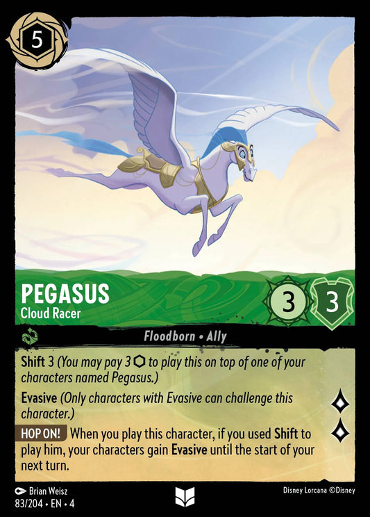 Pegasus - Cloud Racer Disney Lorcana card
