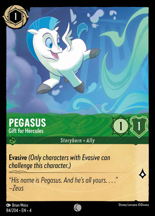 Pegasus - Gift for Hercules Disney Lorcana card