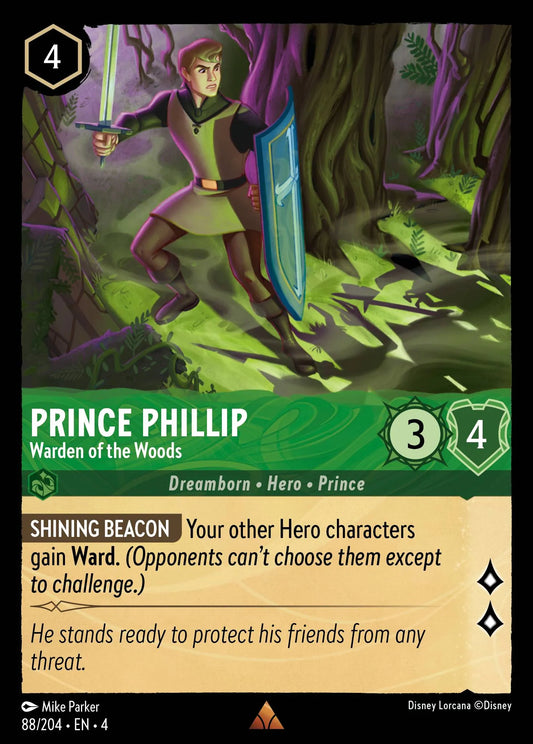 Prince Phillip - Warden of the Woods Disney Lorcana card