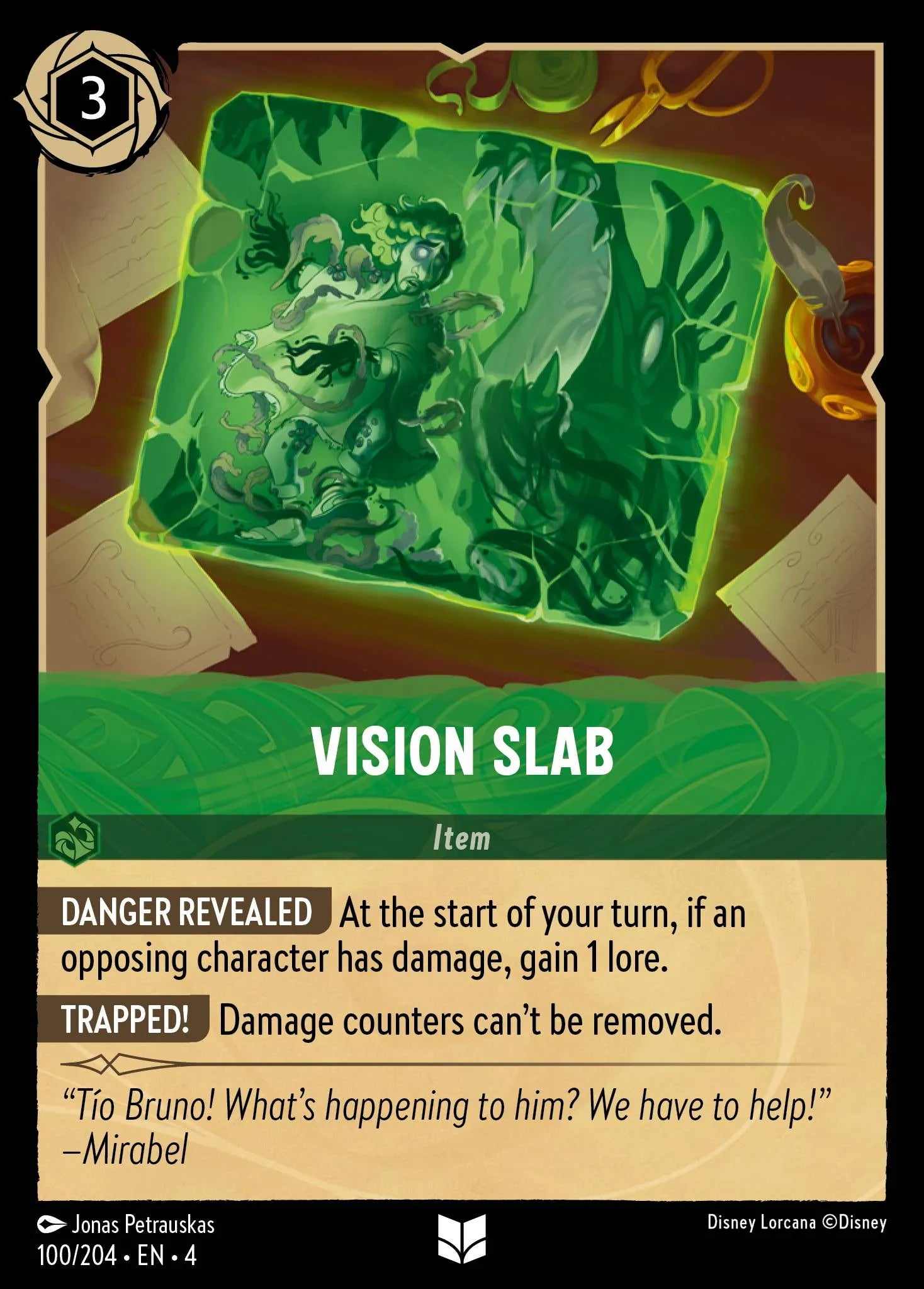 Vision Slab | Ursula's Return #100 (Near Mint Foil) | Disney Lorcana Single Australia (Near Mint)