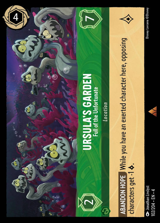 Ursula’s Garden - Full of the Unfortunate Disney Lorcana card