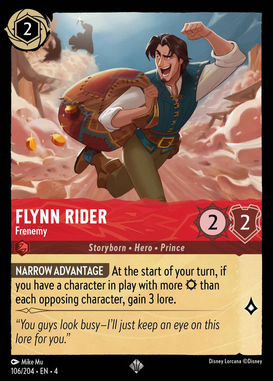 Flynn Rider - Frenemy Disney Lorcana card