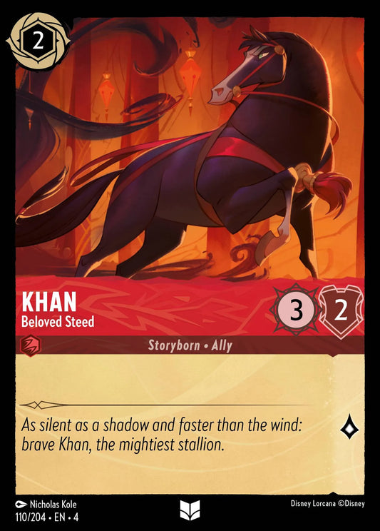Khan - Beloved Steed Disney Lorcana card