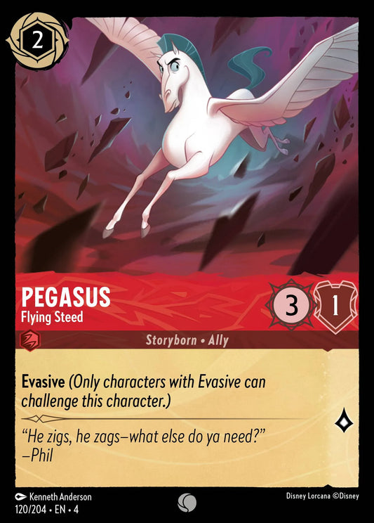 Pegasus - Flying Steed Disney Lorcana card