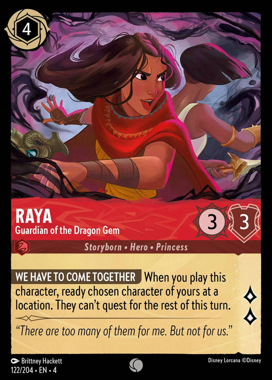 Raya - Guardian of the Dragon Gem Disney Lorcana card