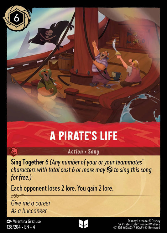 A Pirate’s Life Disney Lorcana card