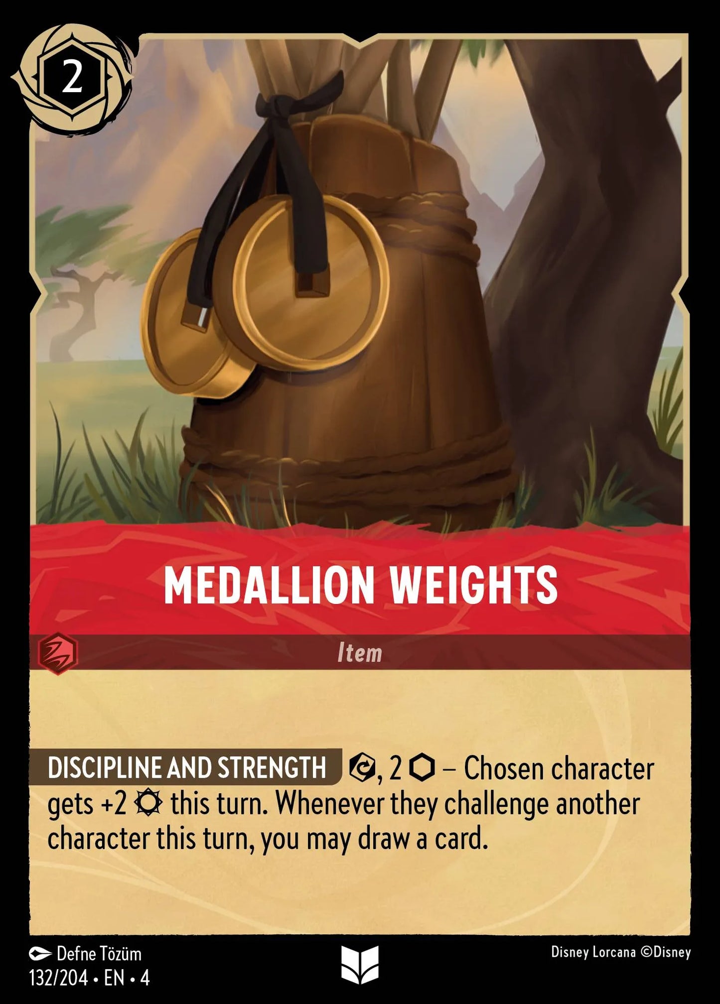Medallion Weights | Ursula's Return #132 (Near Mint Foil) | Disney Lorcana Single Australia (Near Mint)