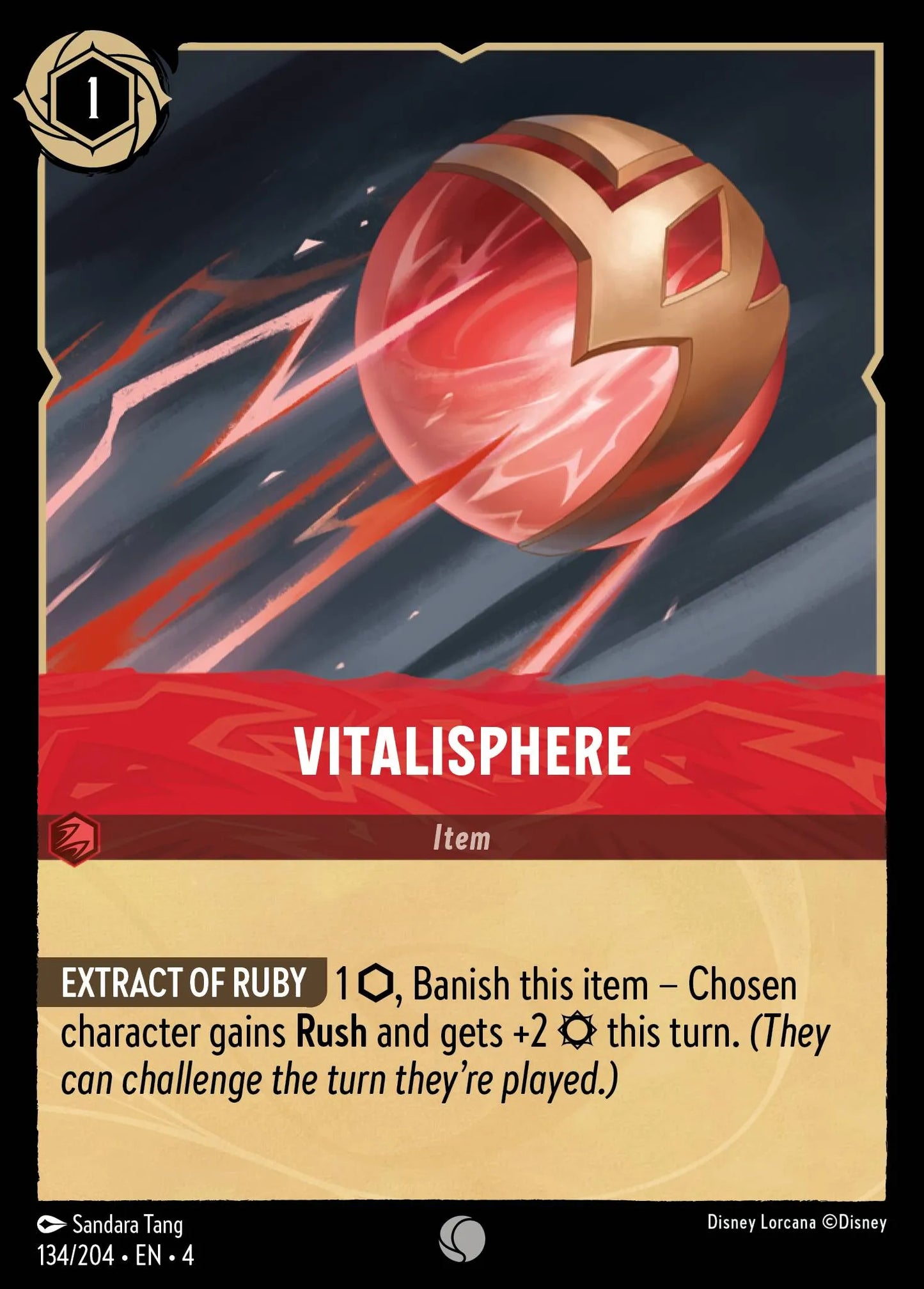 Vitalisphere | Ursula's Return #134 (Near Mint) | Disney Lorcana Single Australia (Near Mint)