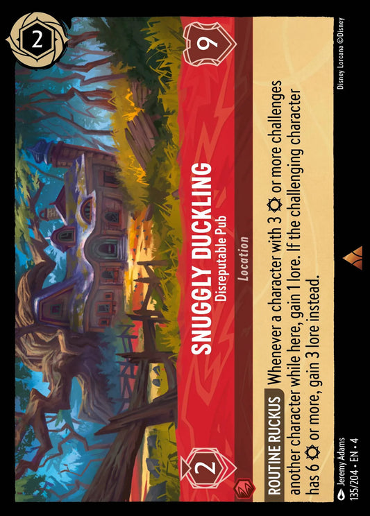 Snuggly Duckling - Disreputable Pub Disney Lorcana card