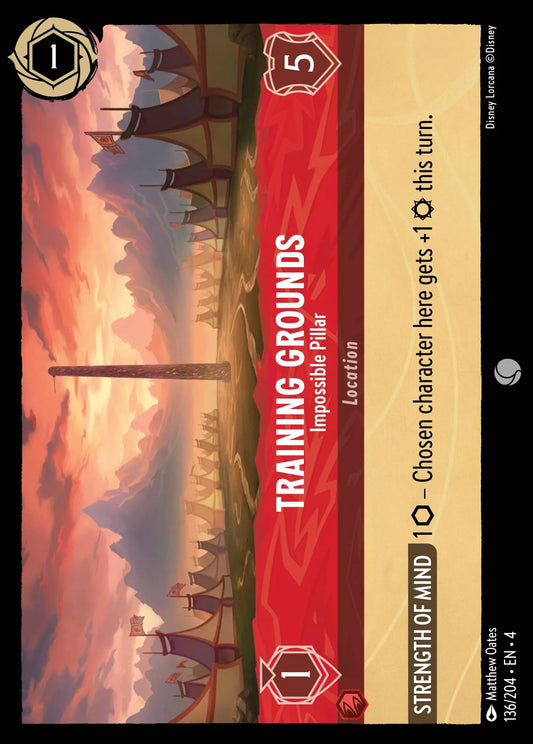 Training Grounds - Impossible Pillar Disney Lorcana card