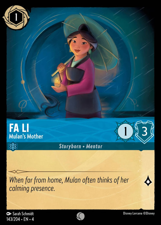 Fa Li - Mulan’s Mother Disney Lorcana card
