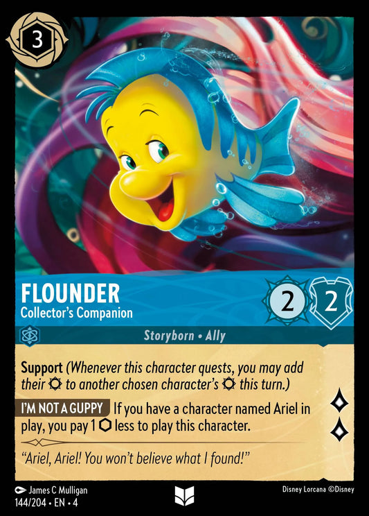 Flounder - Collector’s Companion Disney Lorcana card