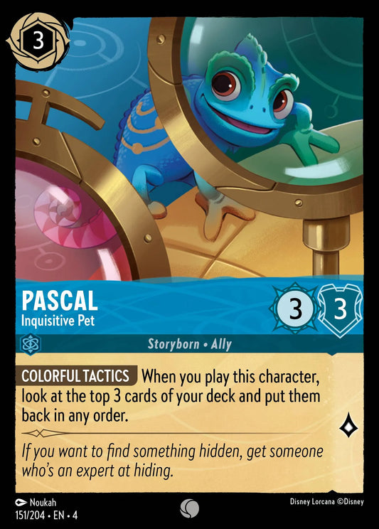 Pascal - Inquisitive Pet Disney Lorcana card