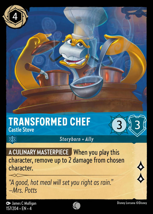 Transformed Chef - Castle Stove Disney Lorcana card