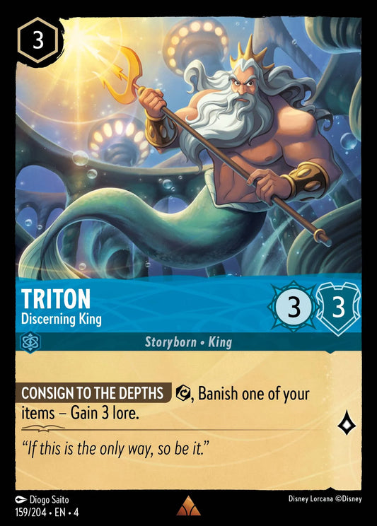 Triton - Discerning King Disney Lorcana card