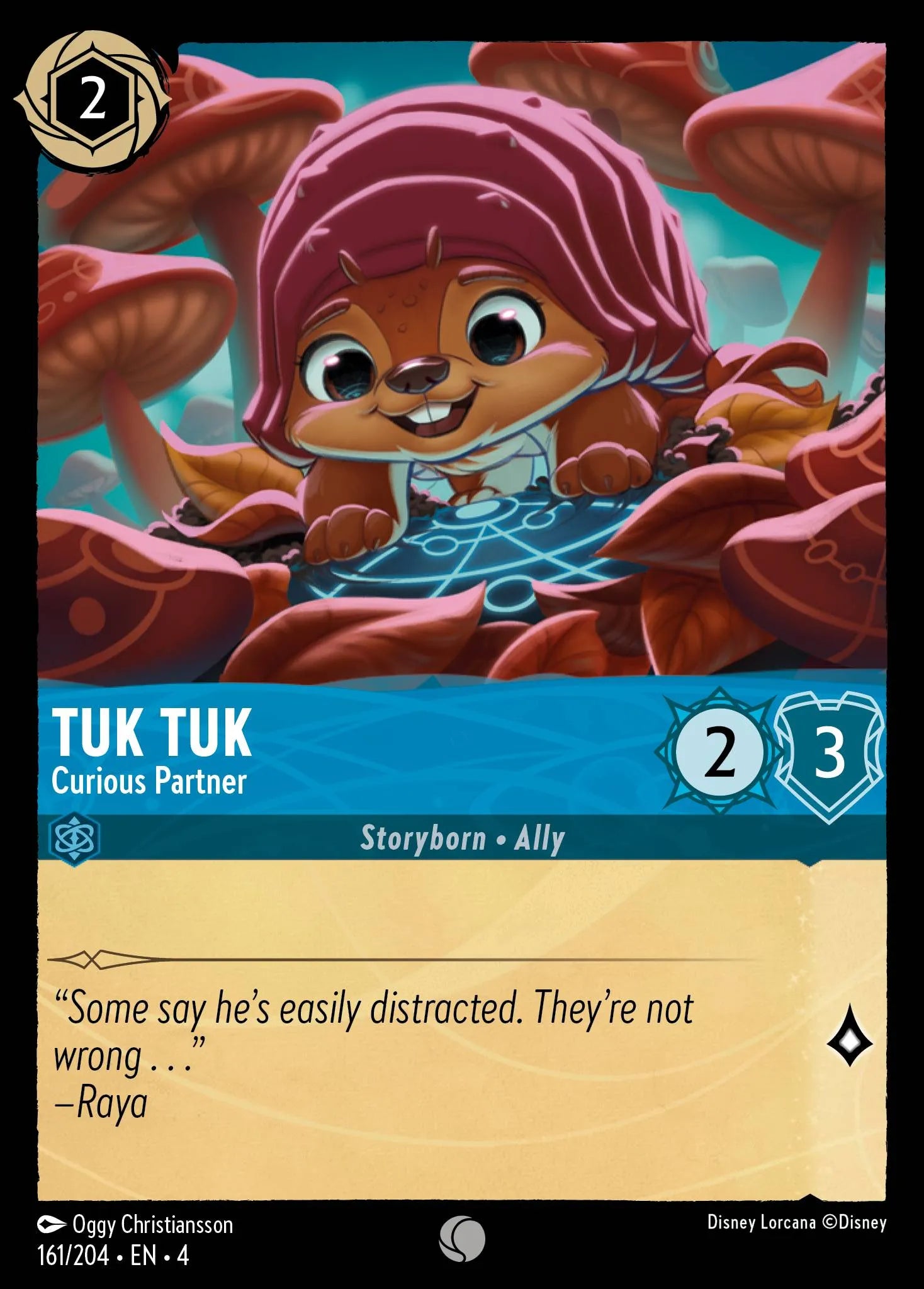 Tuk Tuk - Curious Partner Disney Lorcana card