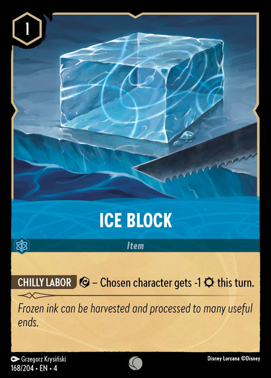 Ice Block | Ursula's Return #168 (Near Mint) | Disney Lorcana Single Australia (Near Mint)
