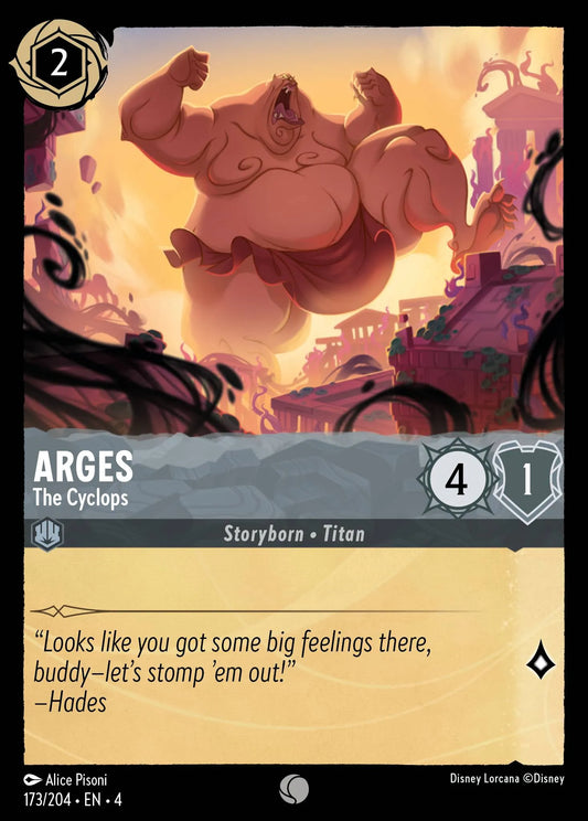 Arges - The Cyclops Disney Lorcana card