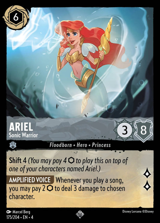 Ariel - Sonic Warrior Disney Lorcana card