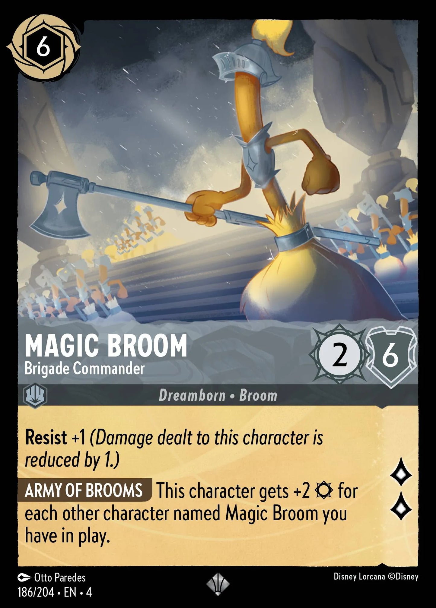 Magic Broom - Brigade Commander Disney Lorcana card