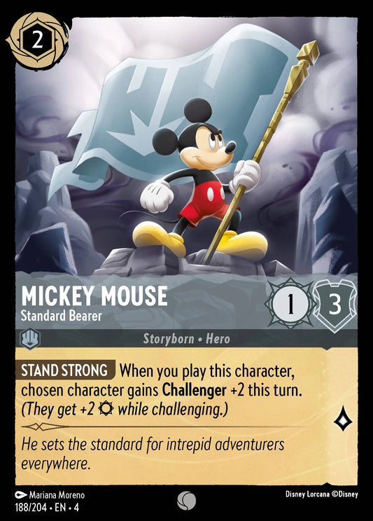 Mickey Mouse - Standard Bearer Disney Lorcana card