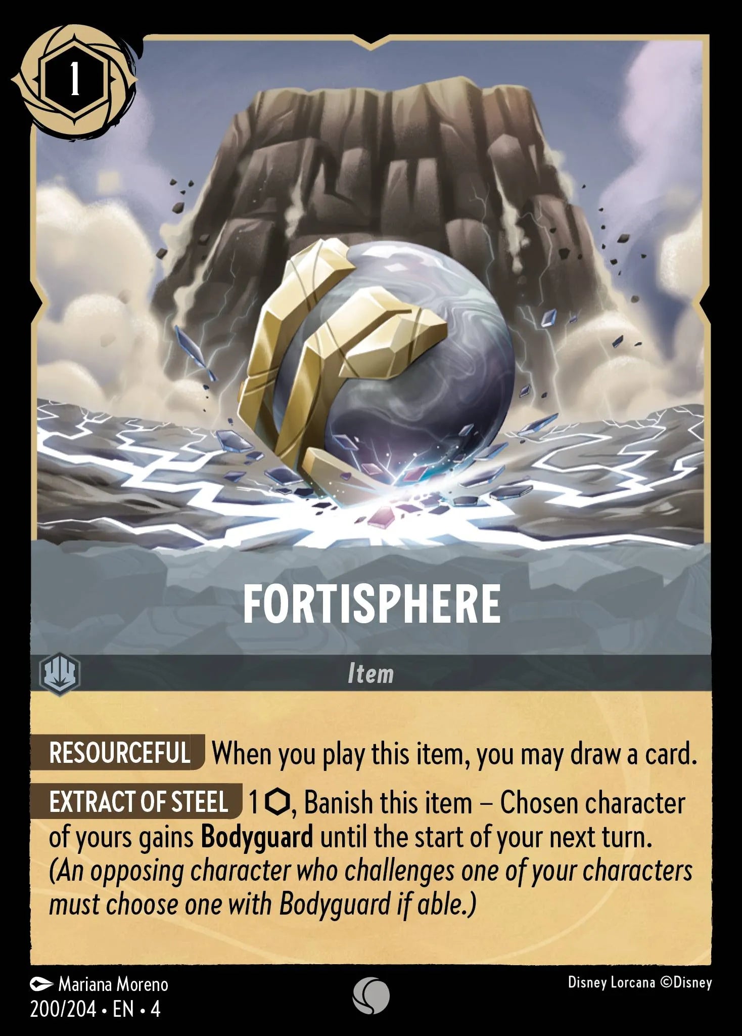 Fortisphere Disney Lorcana card