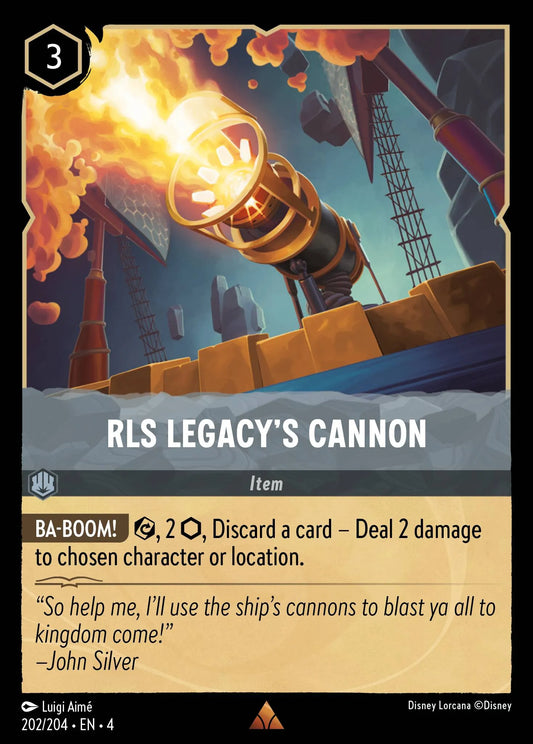 RLS Legacy's Cannon Disney Lorcana card