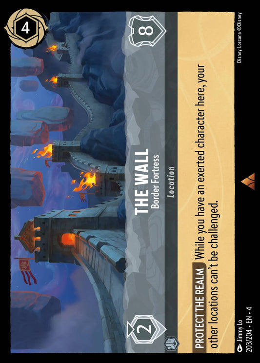 The Wall - Border Fortress Disney Lorcana card