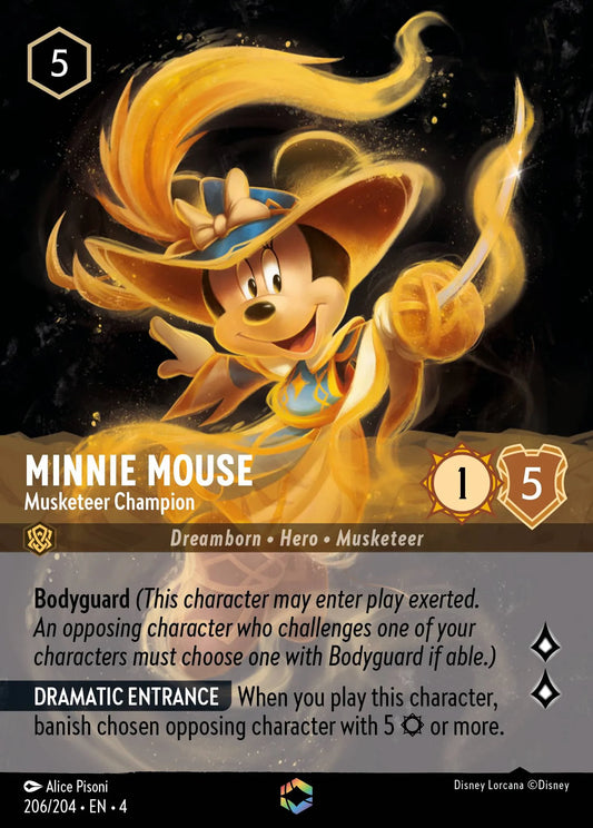 Minnie Mouse - Musketeer Champion Disney Lorcana card