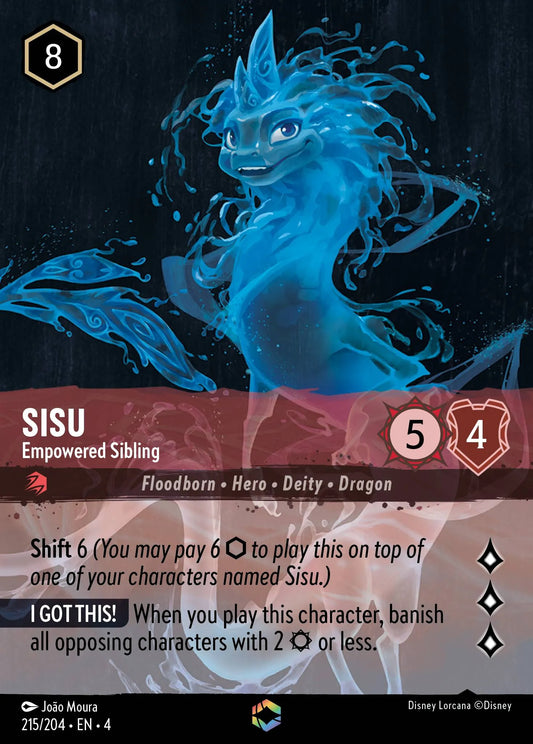 Sisu - Empowered Sibling Disney Lorcana card